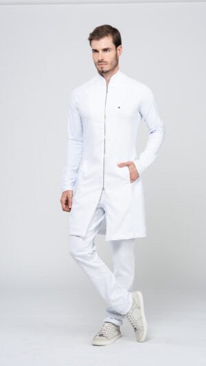Bata para hombre veneto blanca