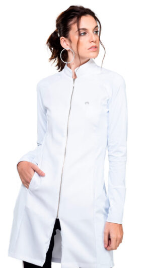 Bata para mujer veneto blanca