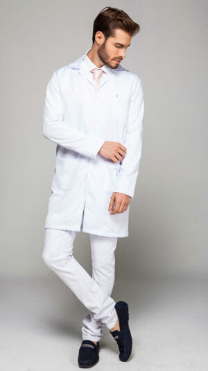 Bata para hombre royale blanco