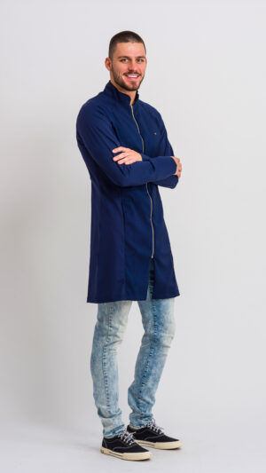 Bata para hombre veneto azul marino