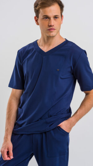 Scrub uniforme para hombre coach azul marino