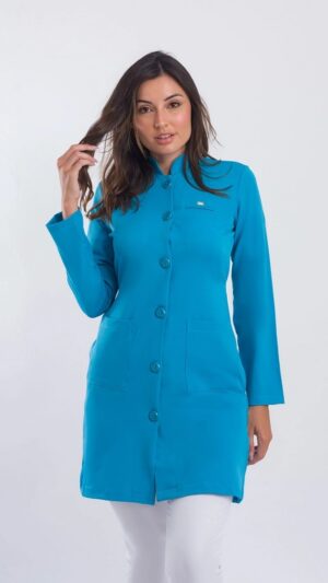 Bata para mujer helena azul cielo