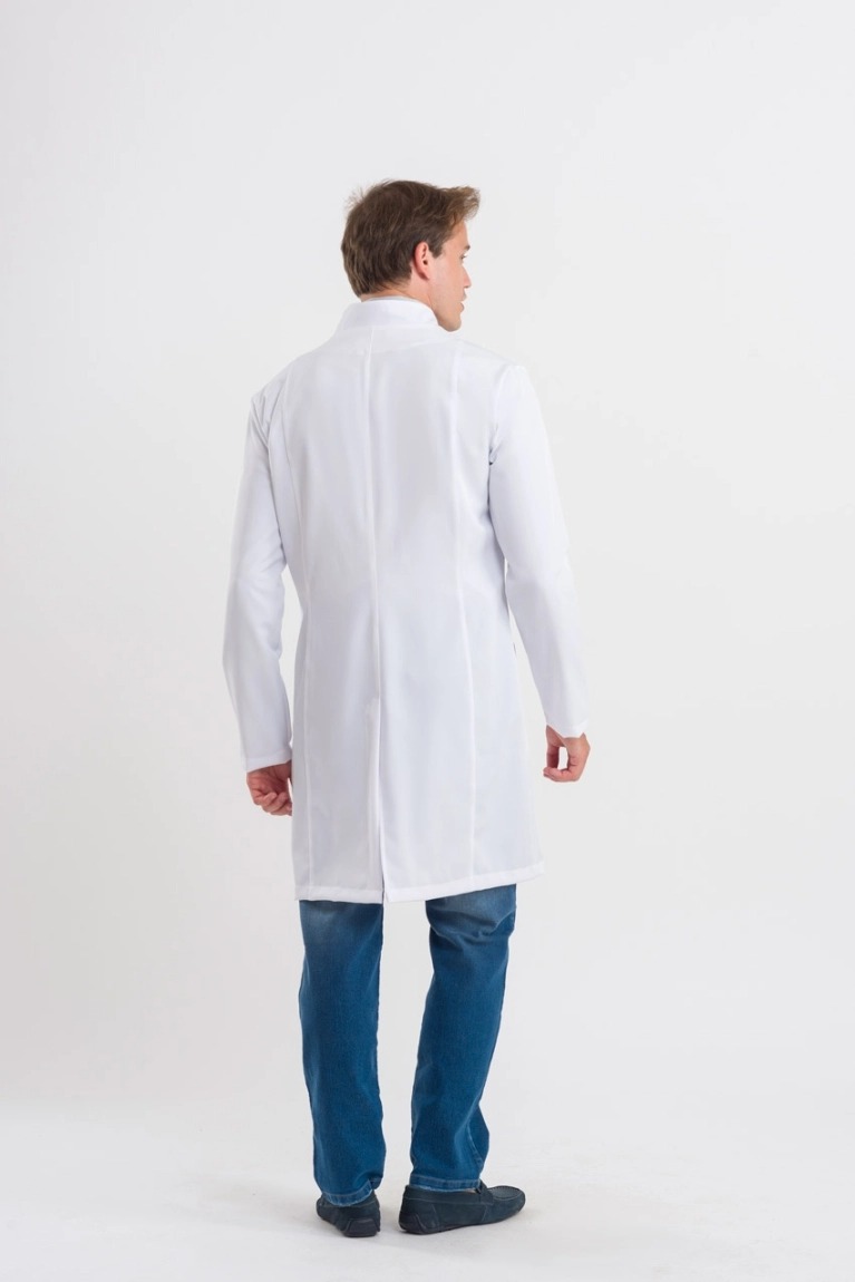 Bata para hombre elegance blanco - Imagen 5
