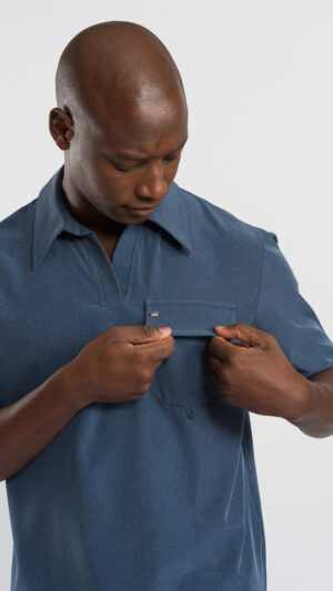 Scrub uniforme para hombre joint azul marino