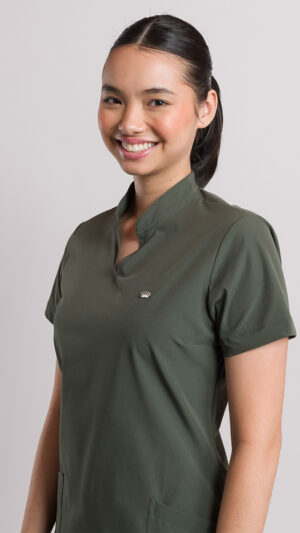Scrub para mujer new original verde militar