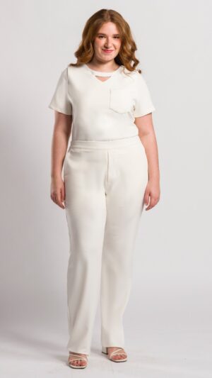 Scrub para mujer life style off blanco