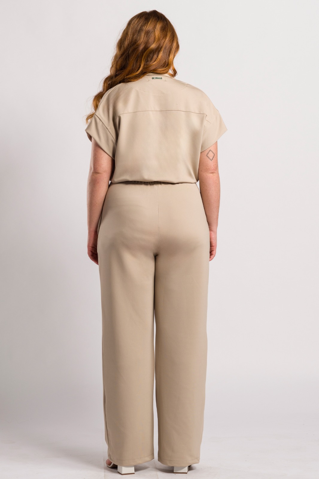 Enterizo para mujer trendy beige - Imagen 2