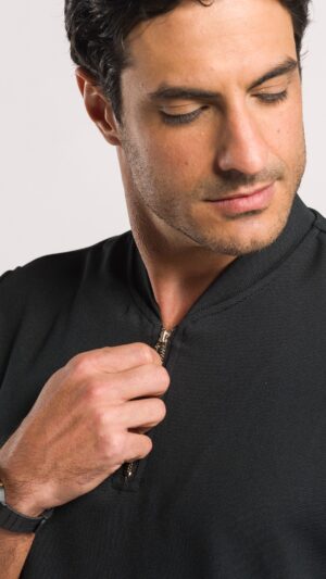 Scrub para hombre life style negro