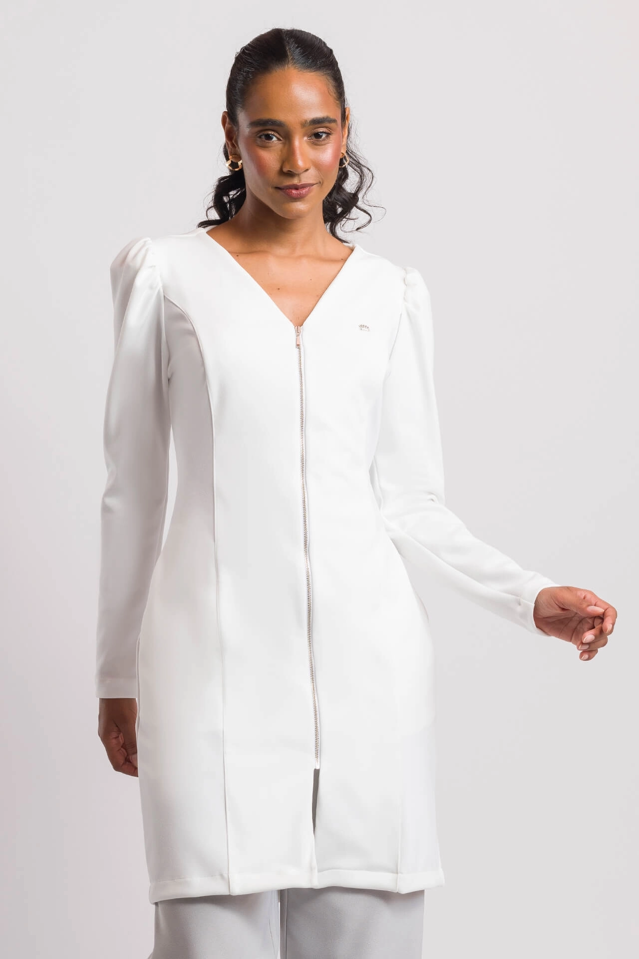 Bata para mujer liana off blanca - Imagen 4