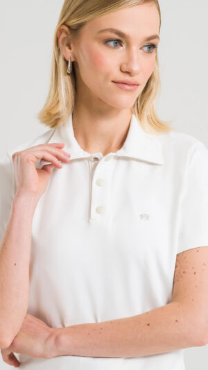 Scrub para mujer polo blanco